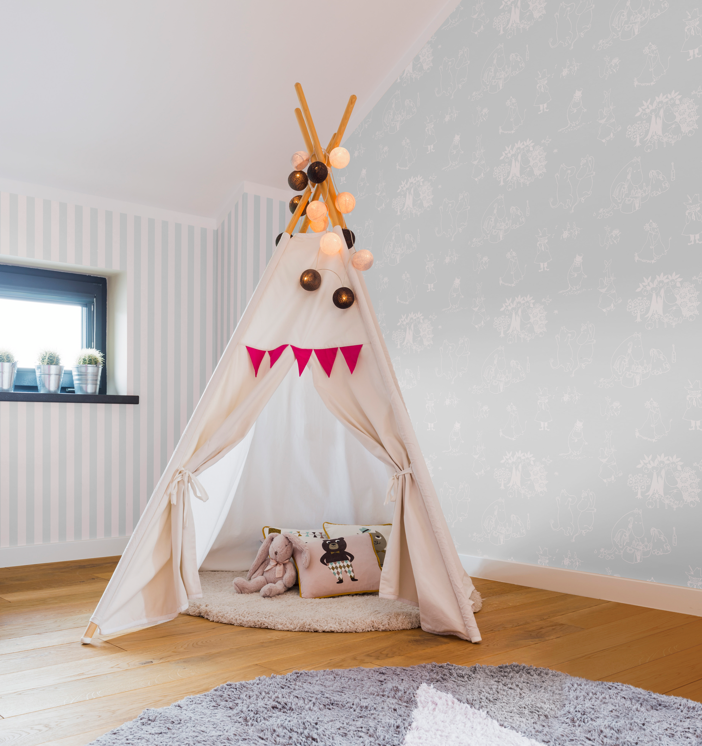 Tapetti Sandudd Muumi 5350-1 kuitu 10,05m