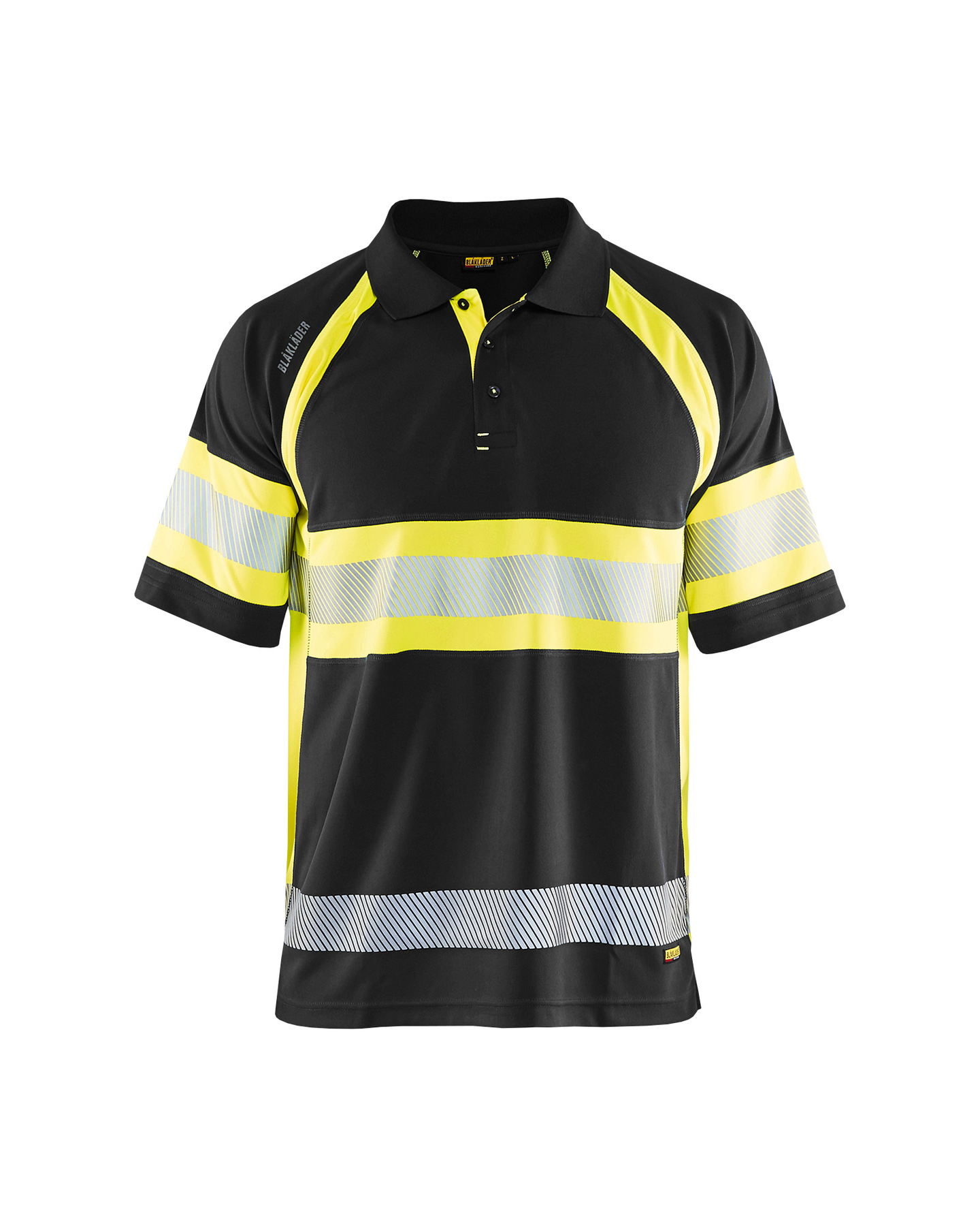 Pikeepaita Blåkläder UV-suoja musta/huomiokeltainen 333810519933