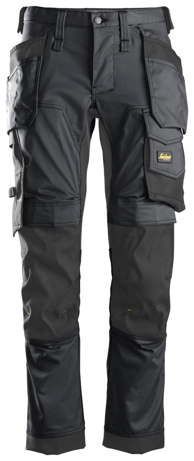 BYXA SNICKERS WORKWEAR STRETCH STÅLGRÅ/SV 108, HF AW