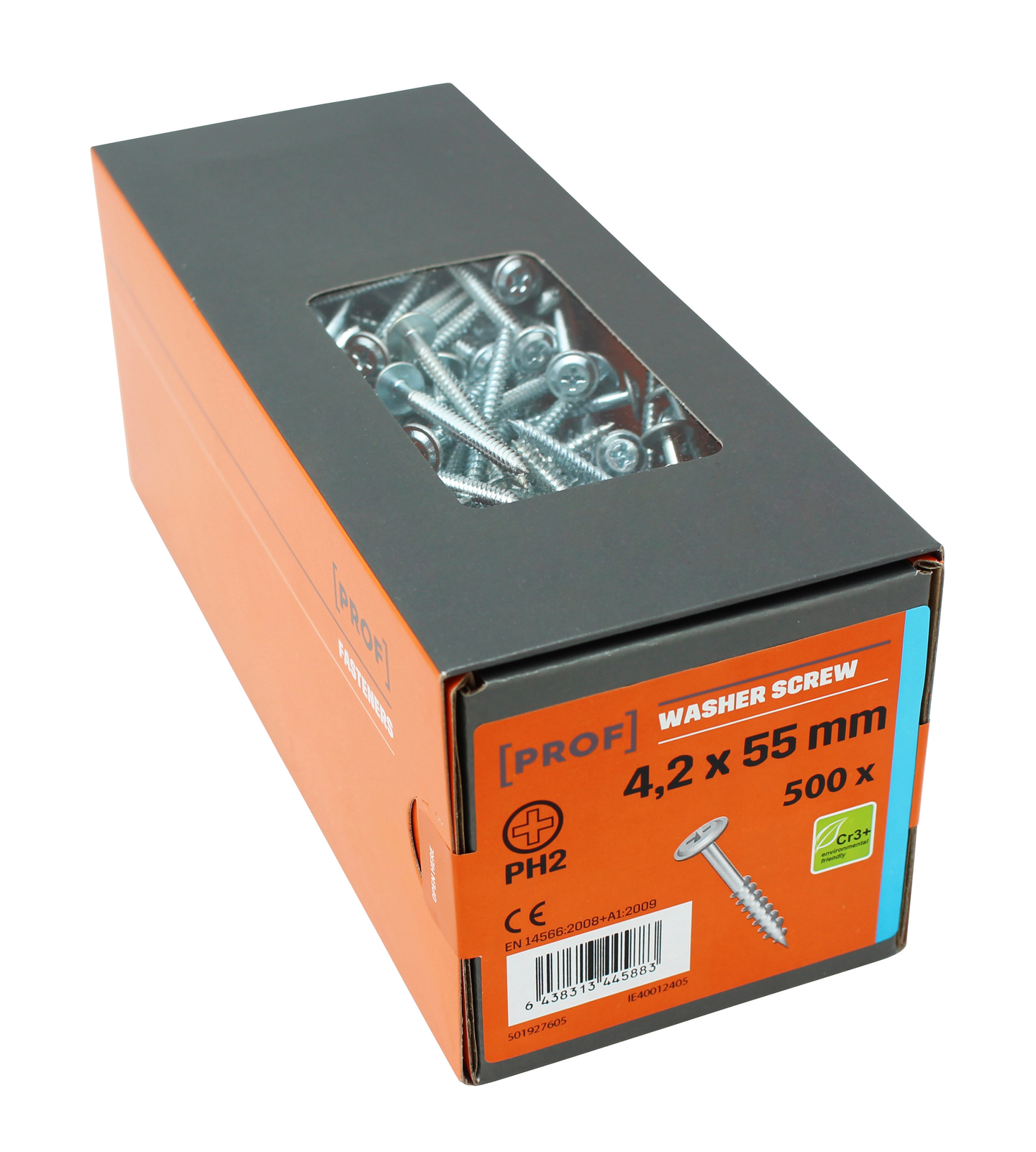 MONTAGESKRUV PROF PH2 4,2X55 FZB 400ST