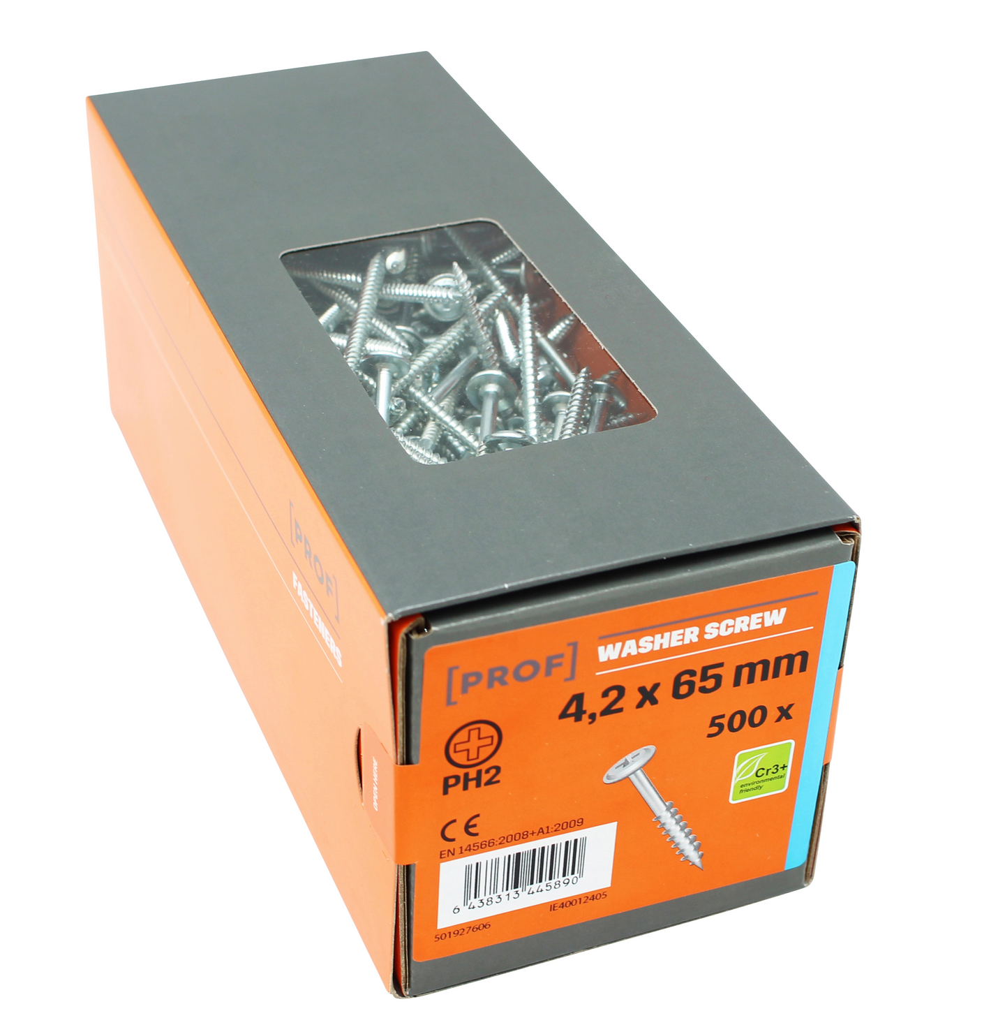 MONTAGESKRUV PROF PH2 4,2X65 FZB 300ST