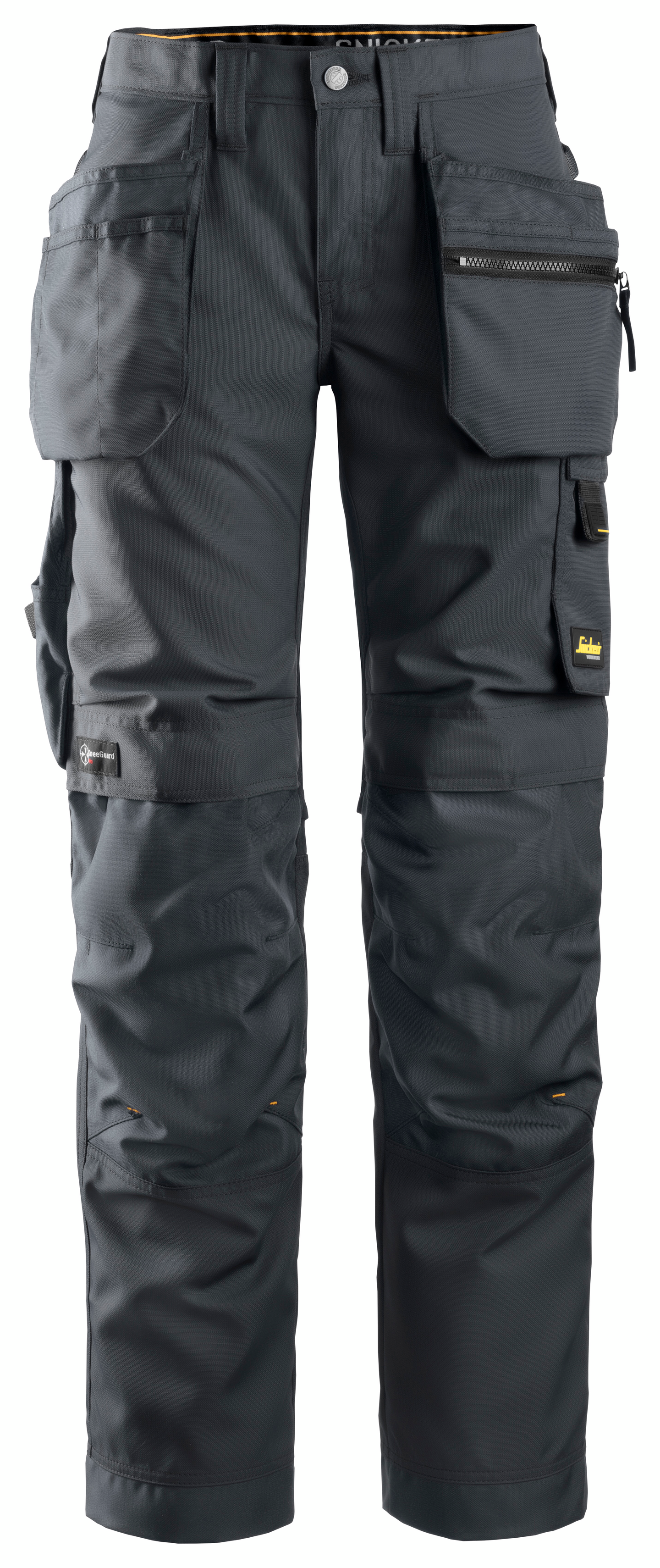 Housut Snickers AllroundWork+ riipputaskuilla naisten 6701 harmaa-musta