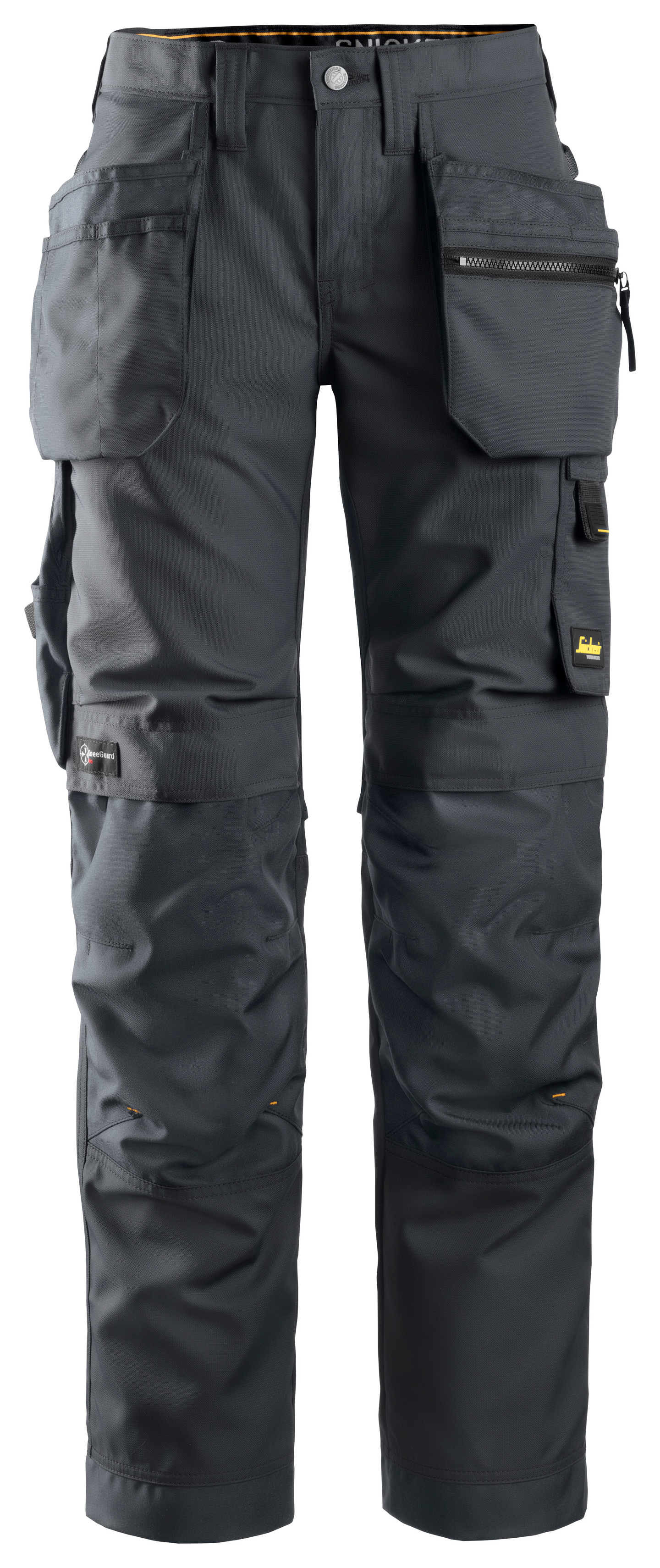 Housut Snickers AllroundWork+ riipputaskuilla naisten 6701 harmaa-musta