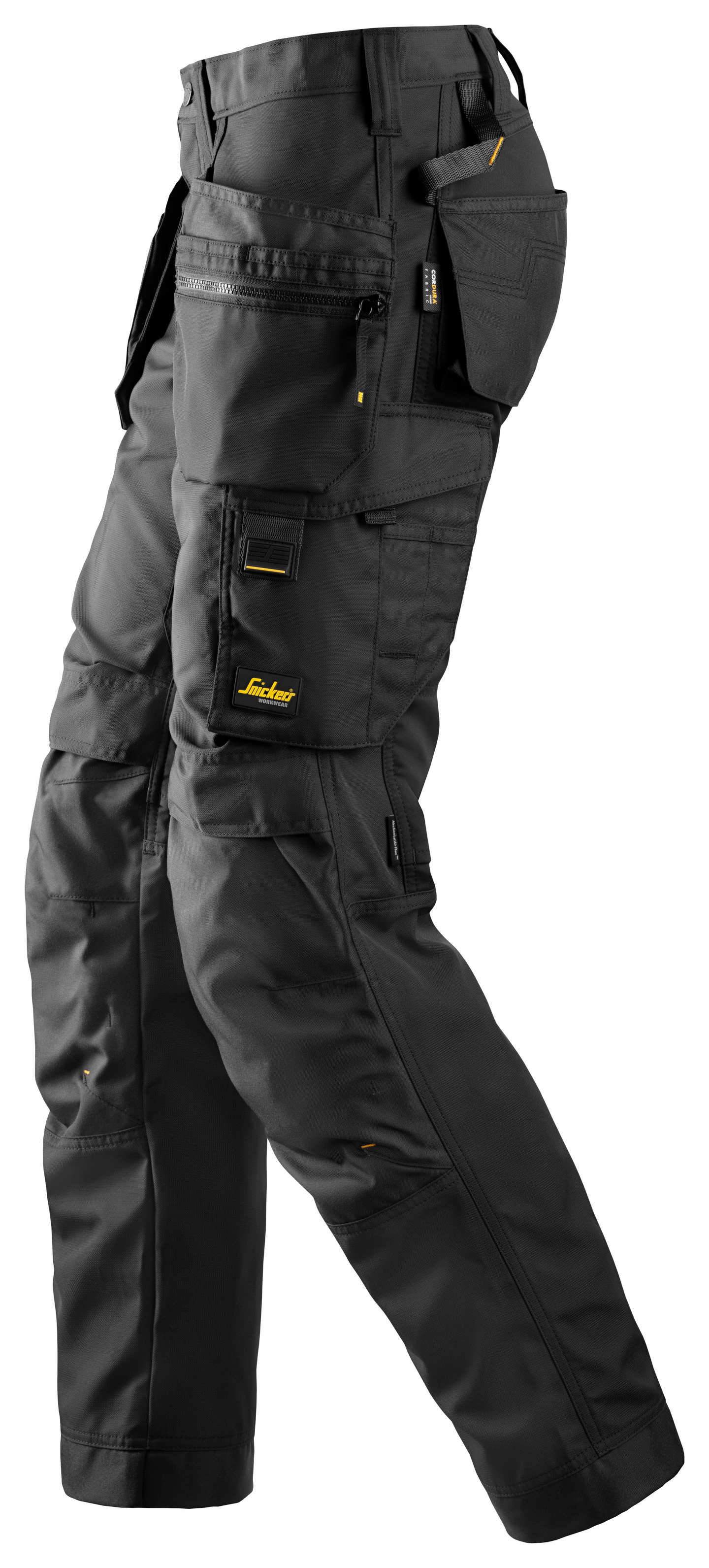 Housut Snickers AllroundWork+ riipputaskuilla naisten 6701-0404 musta