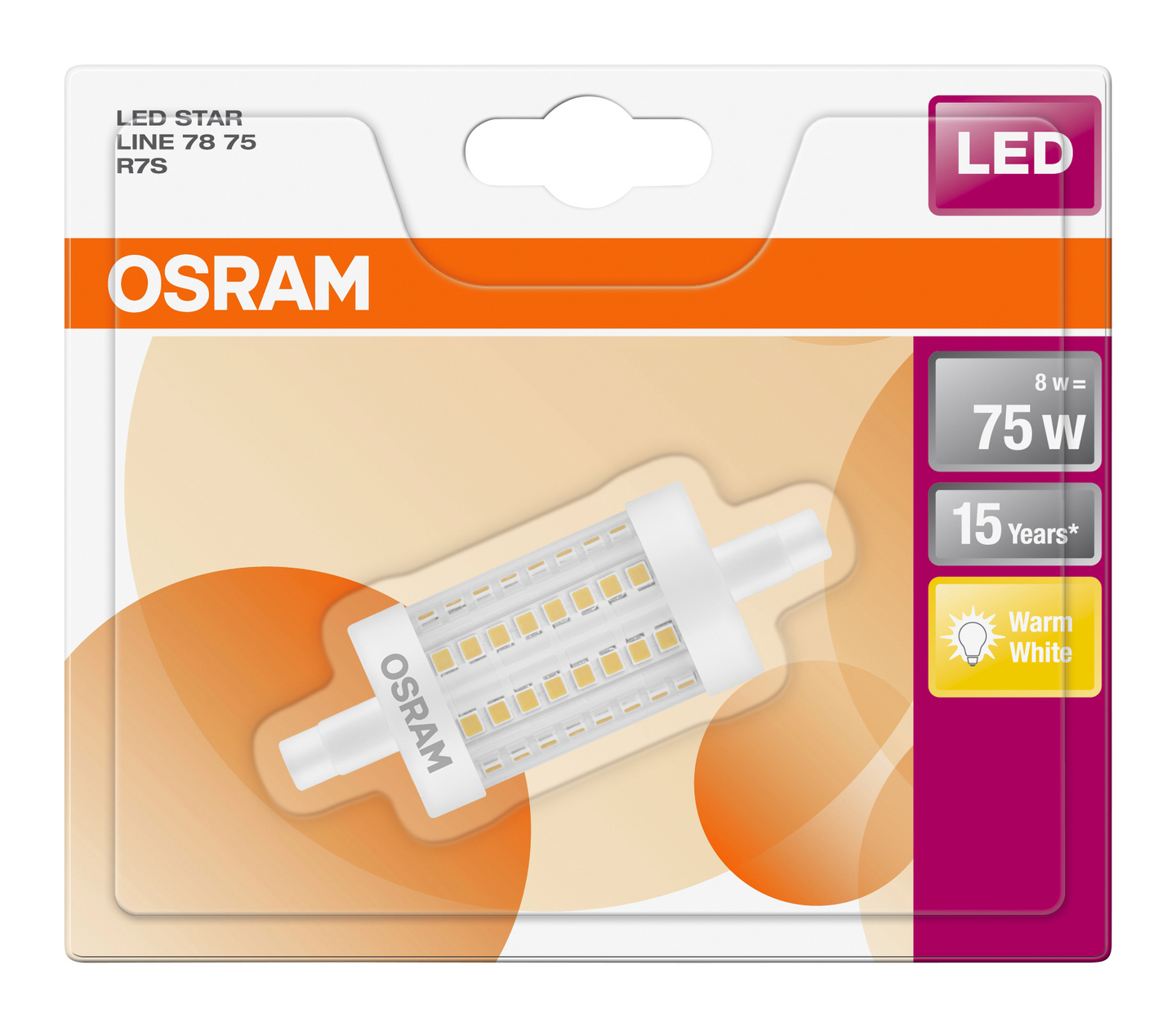 Led-lamppu Osram Star Line 78 1055lm 827 CL