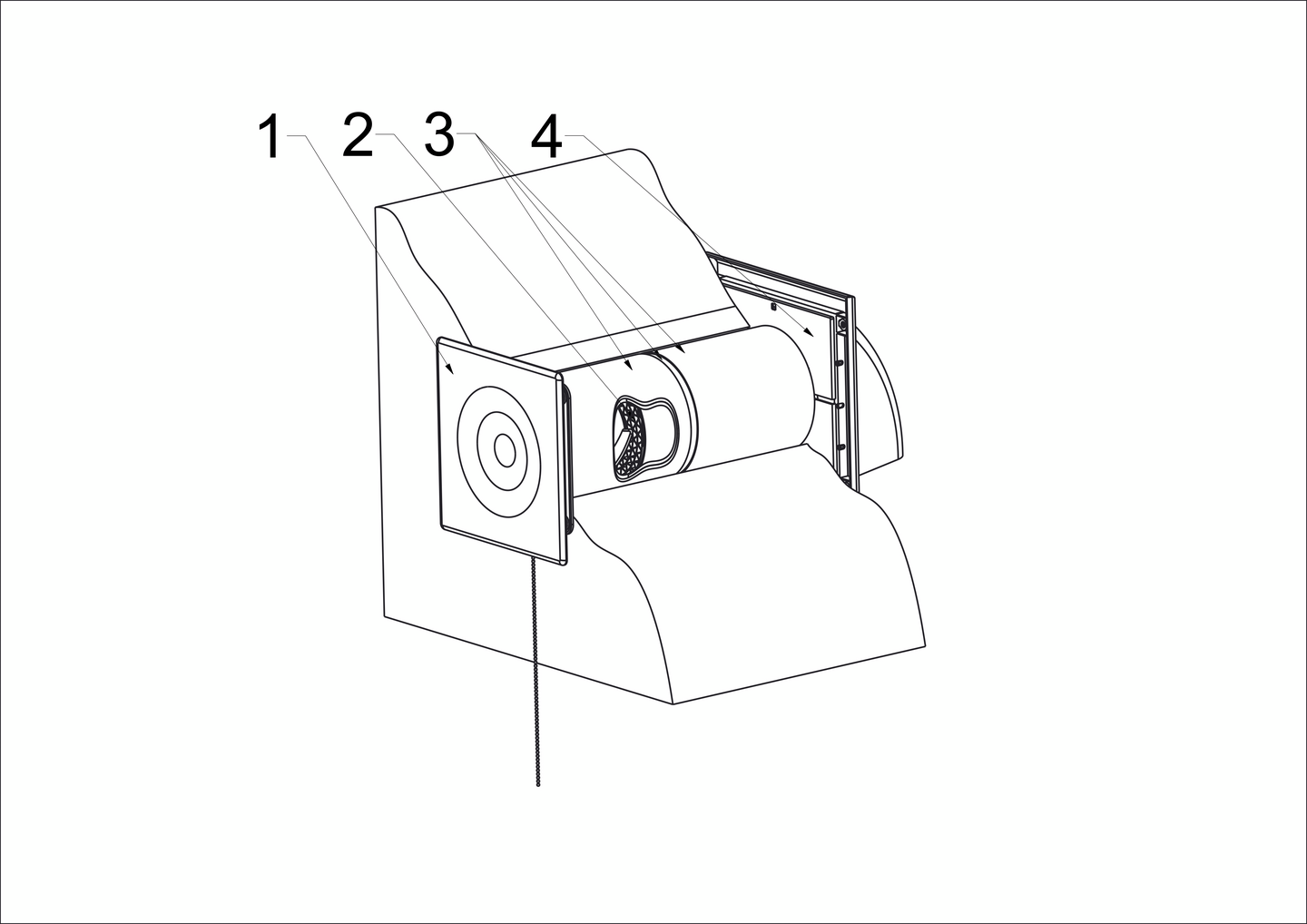 Seinäventtiili Lto Awenta HRV100