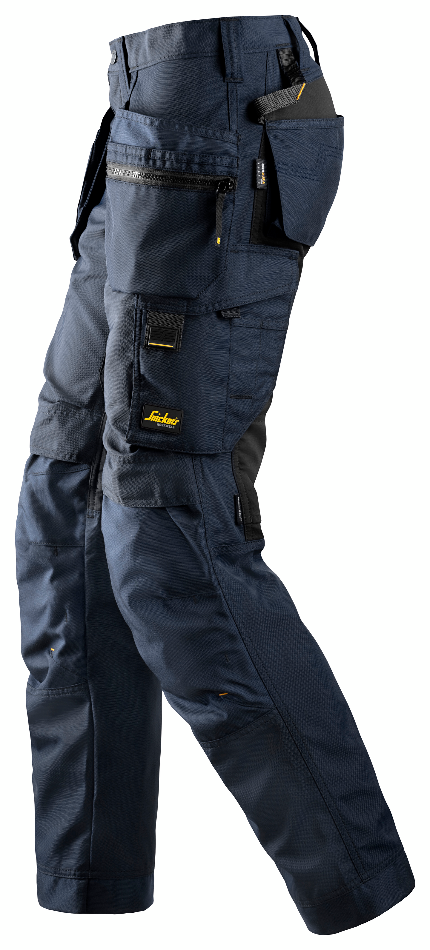 Housut Snickers AllroundWork+ riipputaskuilla naisten 6701 Navy-musta