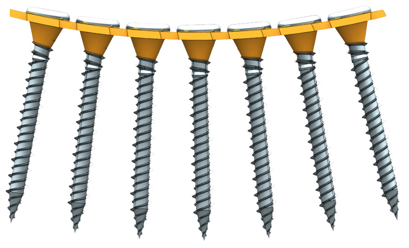 Nauharuuvi SPIT EK HiLo 4,2x50mm sähkösinkitty 1000kpl 154150