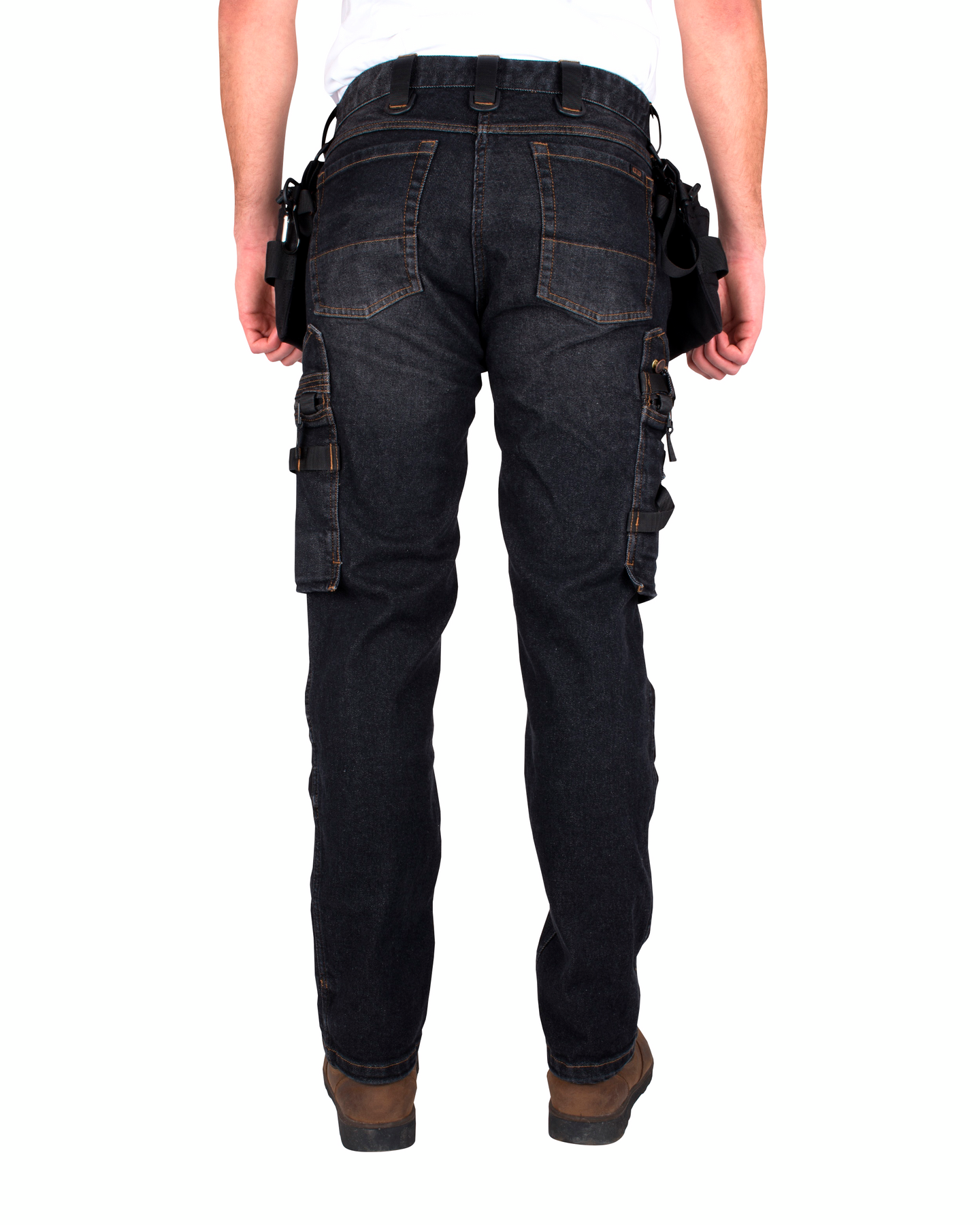 Housut Dunderdon DW101805 Stretch denimi musta