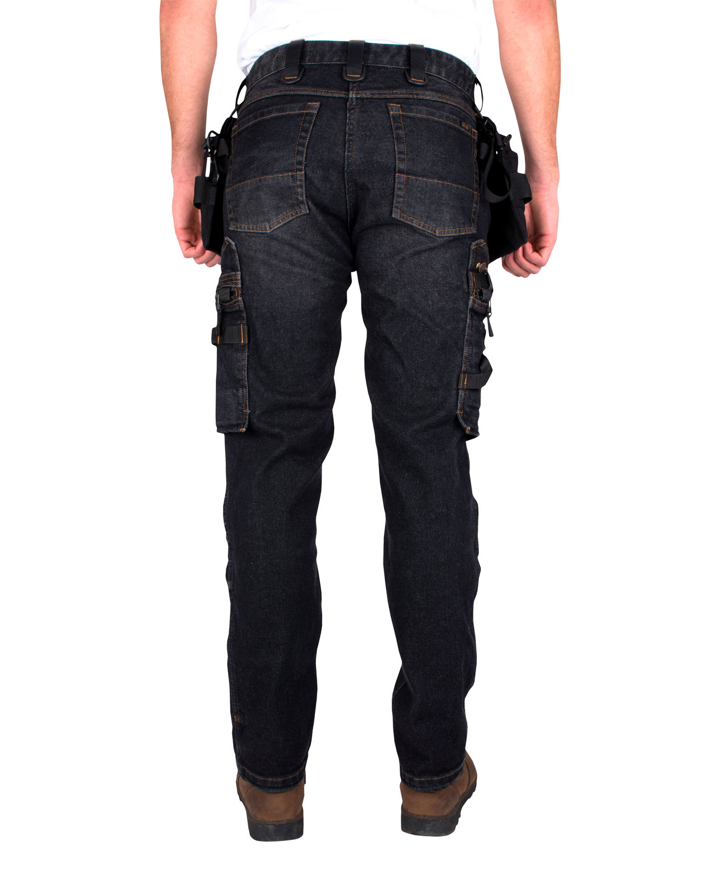 Housut Dunderdon DW101805 Stretch denimi musta