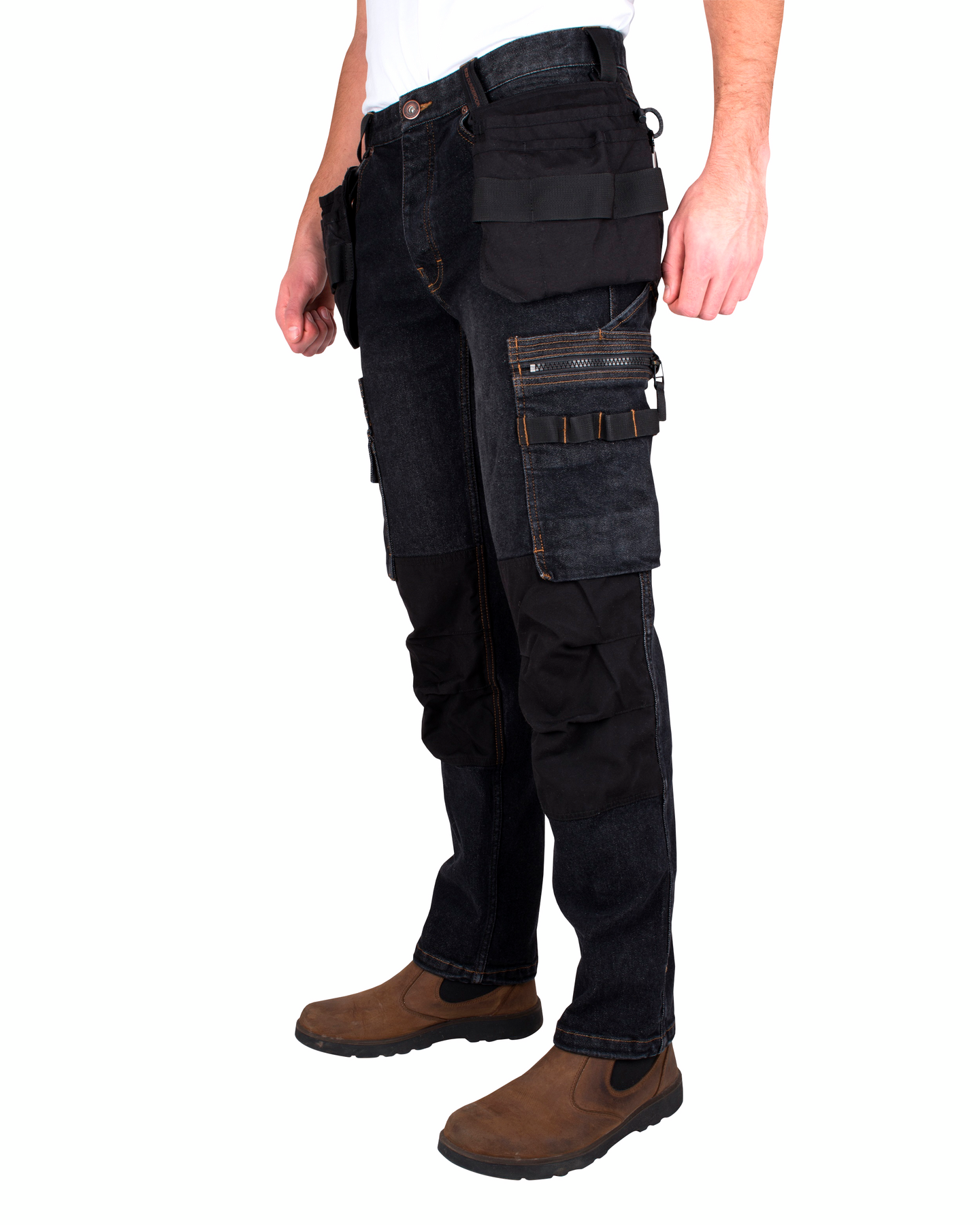 Housut Dunderdon DW101805 Stretch denimi musta