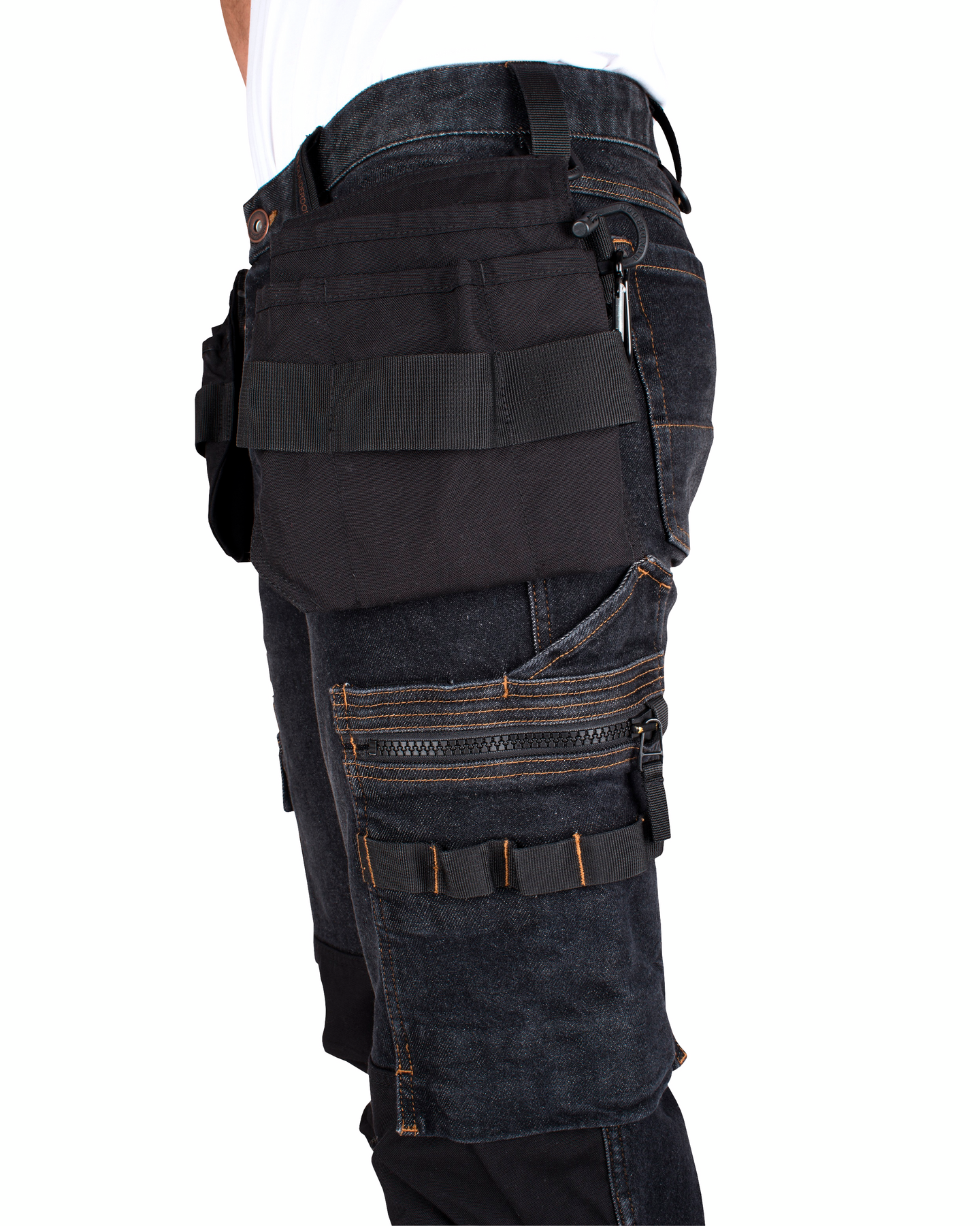 Housut Dunderdon DW101805 Stretch denimi musta