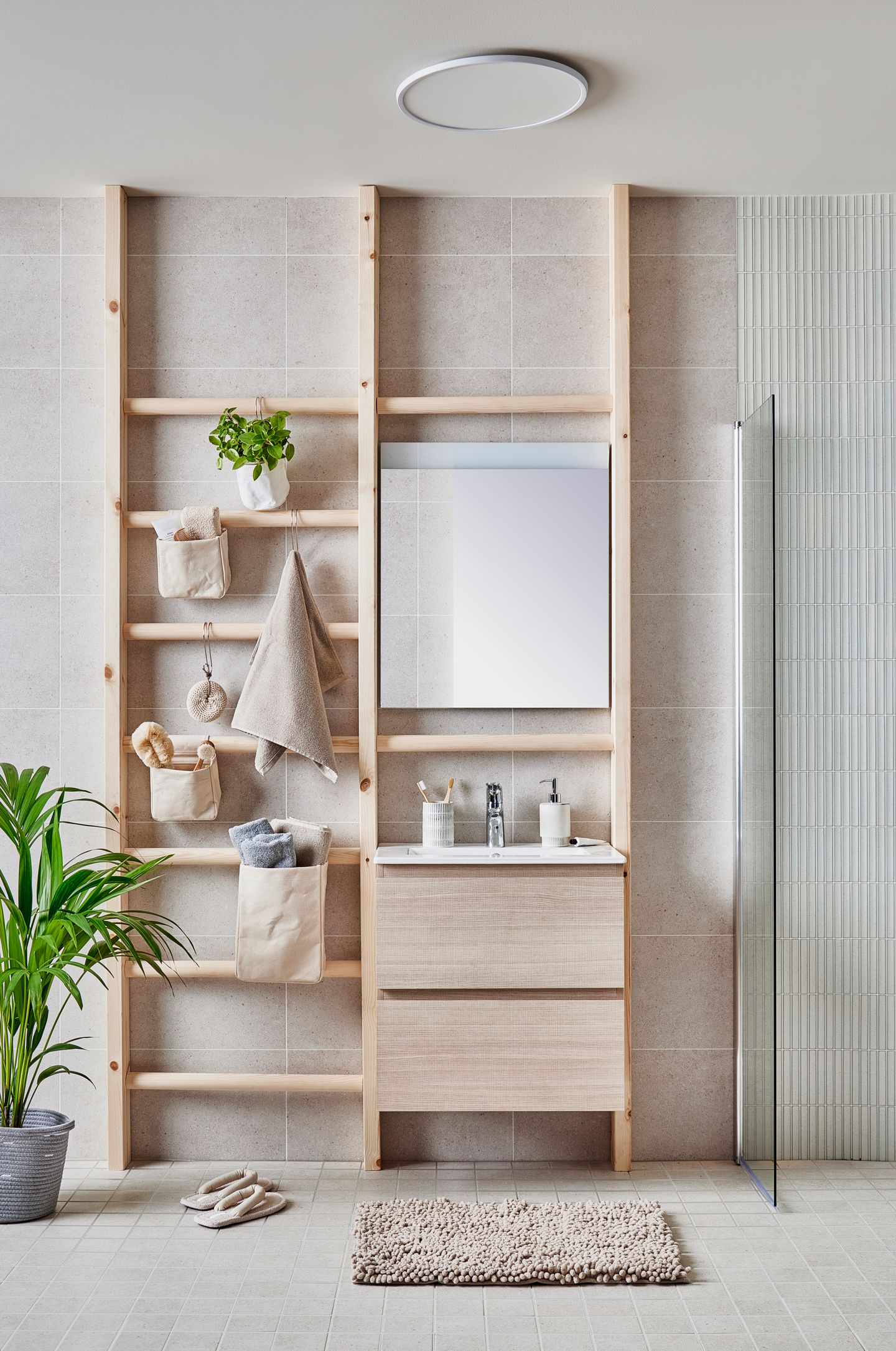 Allaskaappi Cello Sea 60cm vaalea tammi