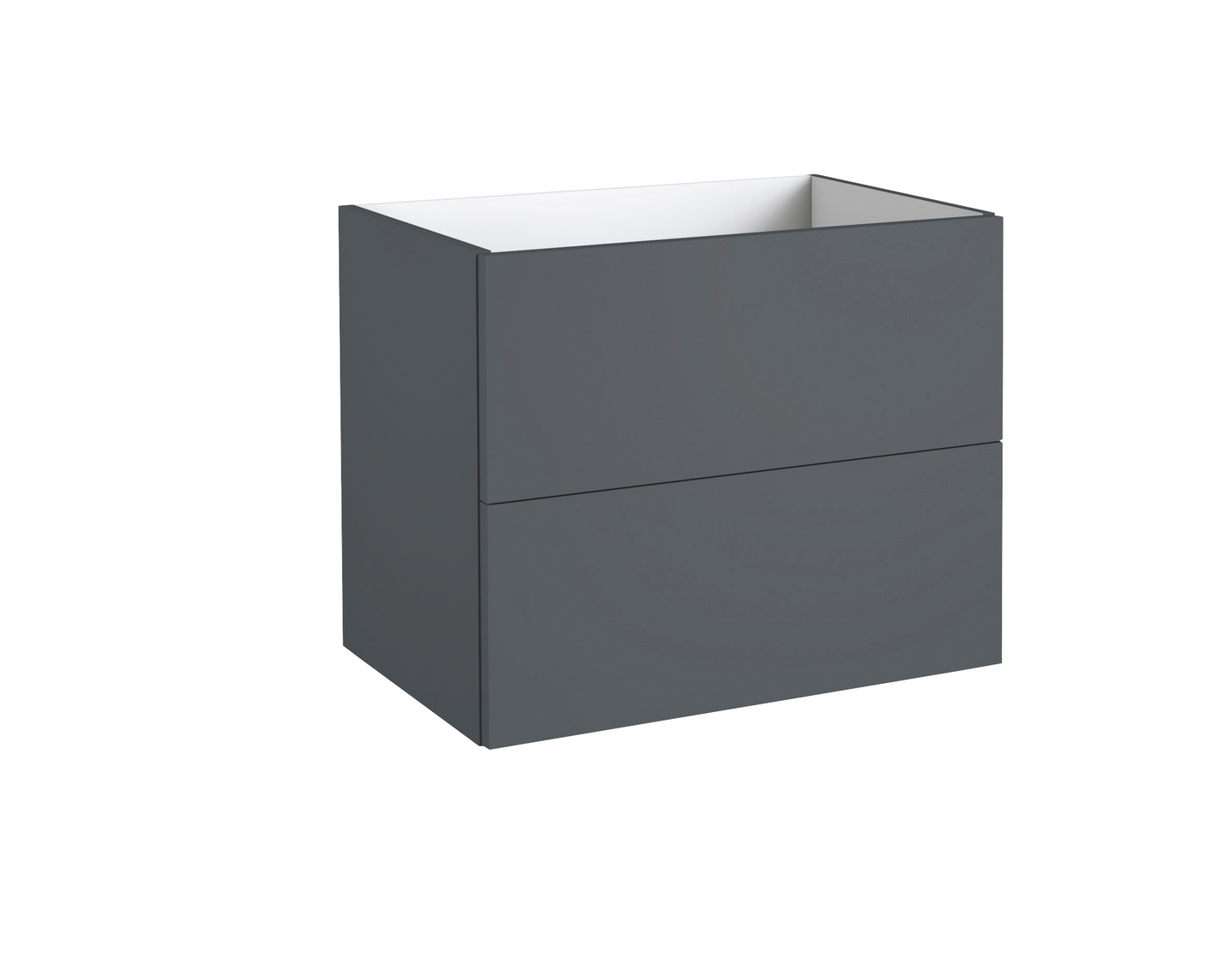 Allaskaappi Cello Wave Plus L59cm S45cm grafiitinharmaa 2 vetolaatikkoa