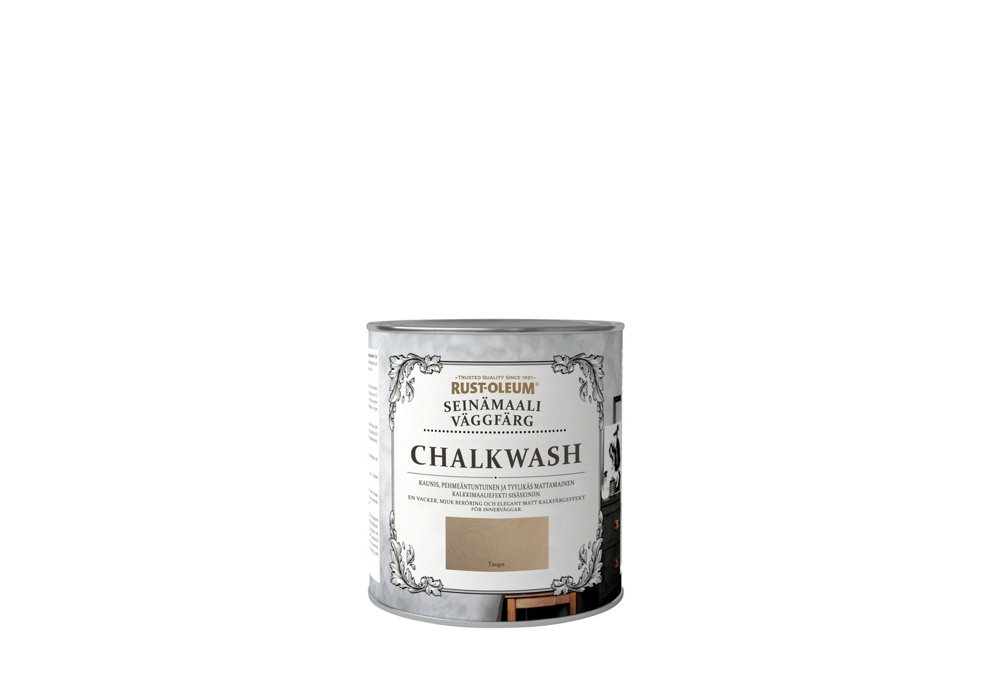 Rust-Oleum Seinämaali Chalkwash 1l Taupe