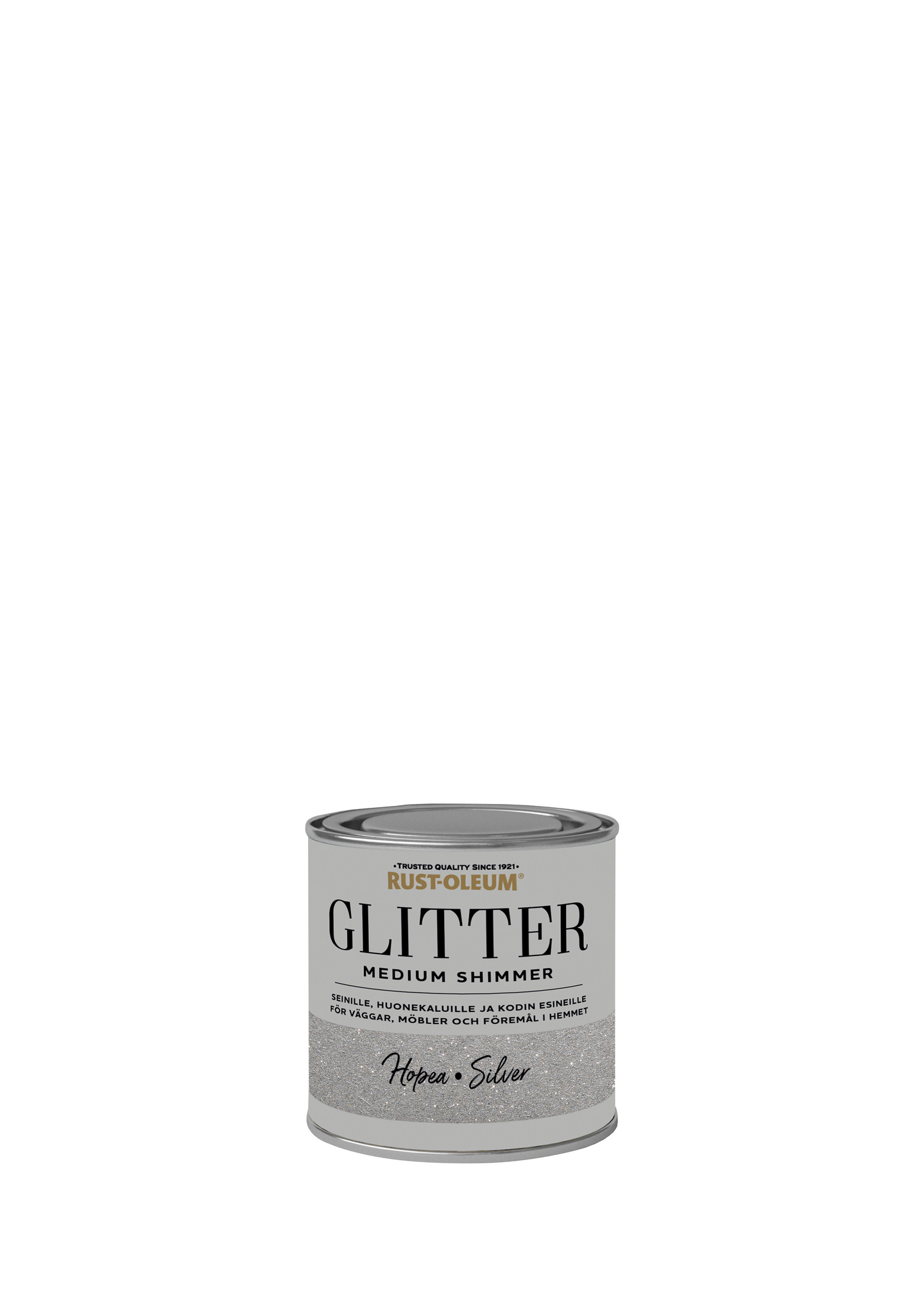Rust-Oleum Glittermaali Medium Shimmer 250ml silver