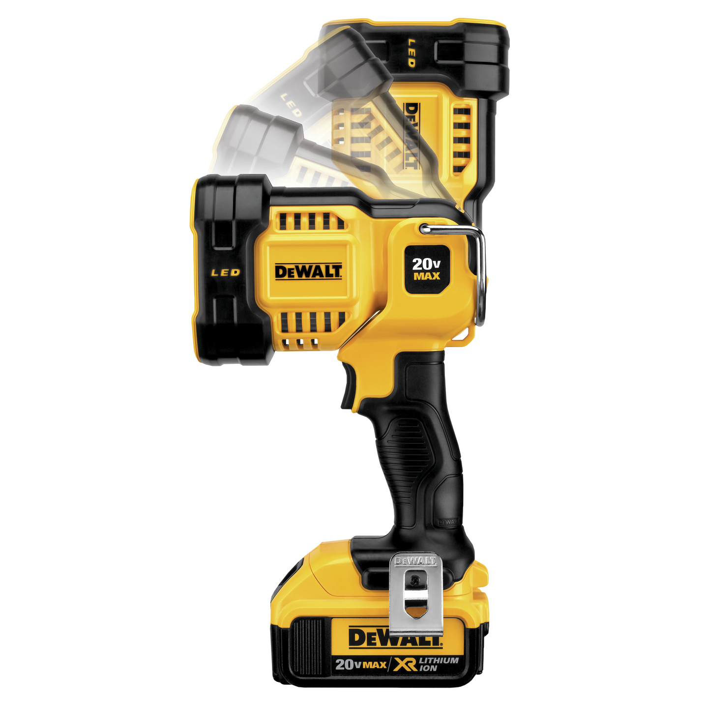 Akkukohdevalaisin DeWalt DCL043 18V runko