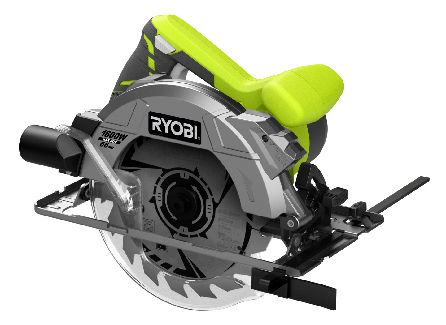 Pyörösaha Ryobi RCS1600-KSR 1600W 190 mm 66 mm ohjainkisko