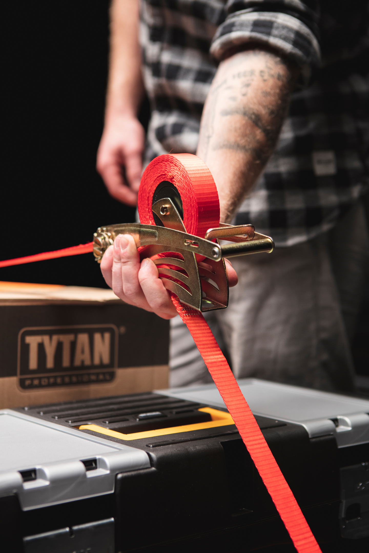 Kuormaliina QUICKLOADER Retractable kelautuva QL800LD 25mm x 4,2m 400/800kg