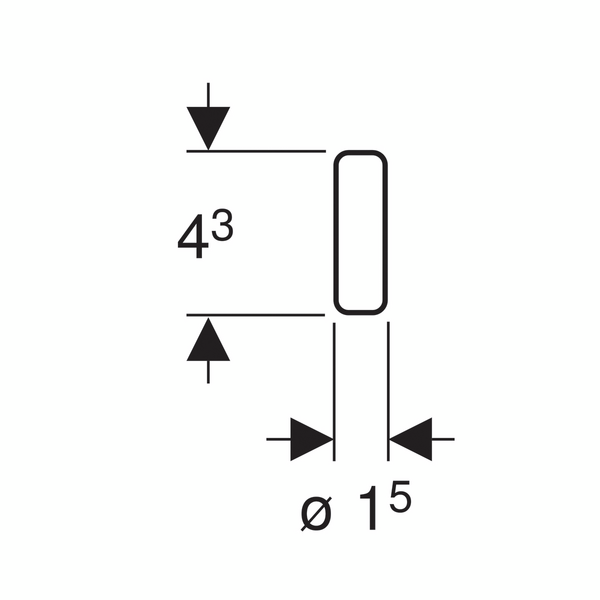 Wc-raikastinpuikko Geberit Duofresh