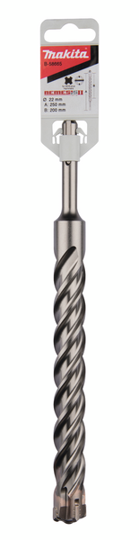 Poranterä Makita SDS+ 22x250mm 4-leikkuinen Nemesis2