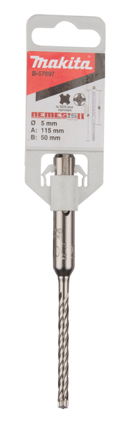 Poranterä Makita SDS+ 5x115mm 4-leikkuinen Nemesis2