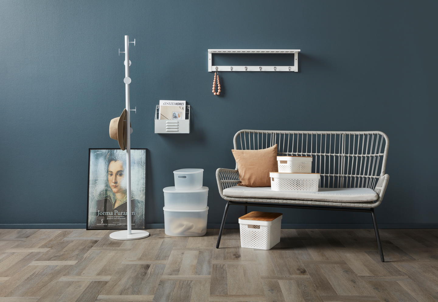 Vinyylilankku Cello Basket Weave Glacier KL33 8,5mm 2,141m²