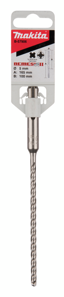 Poranterä Makita SDS+ 5x165mm 4-leikkuinen Nemesis2