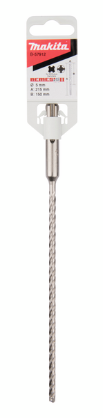 Poranterä Makita SDS+ 5x215mm 4-leikkuinen Nemesis2