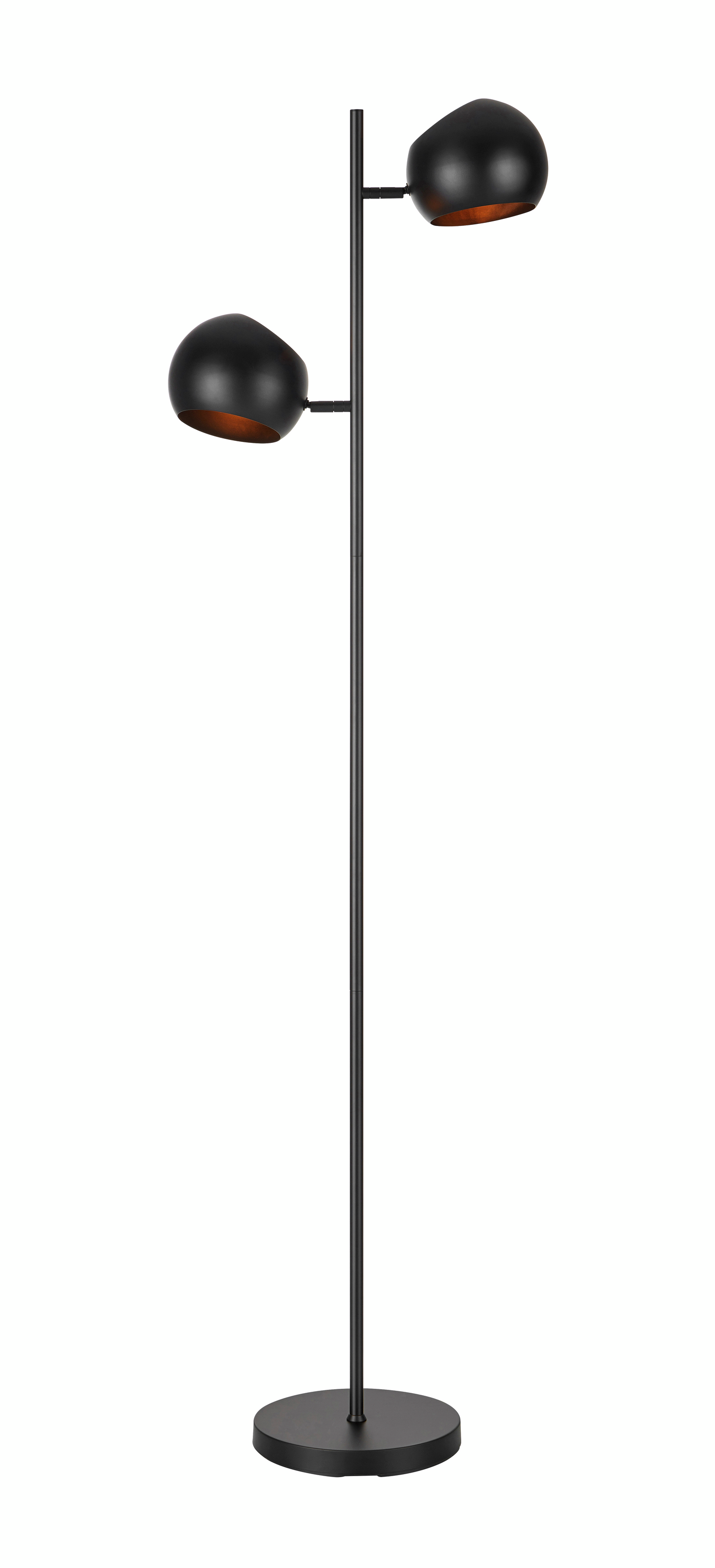 Lattiavalaisin Markslöjd Edgar 2 musta