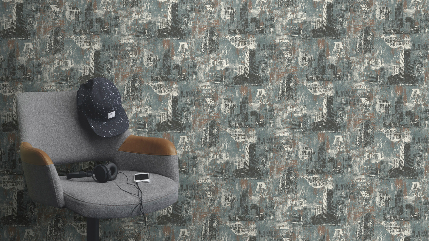 Tapetti Rasch 2023 821215 vinyyli/kuitu 10,05m