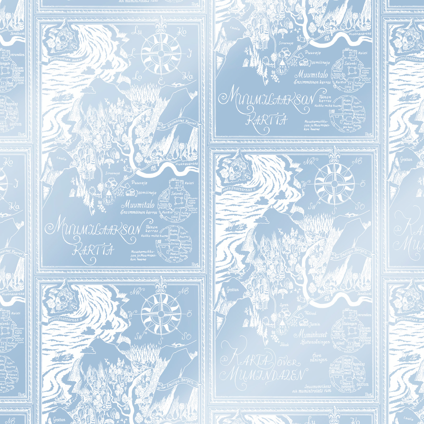 Tapetti Sandudd Muumi 5348-5 kuitu 10,05m