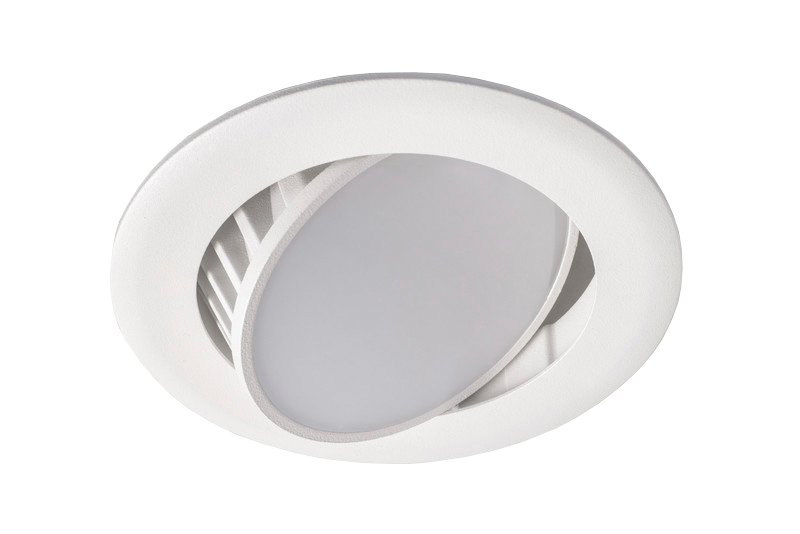 Alasvalo Airam Slim Duo Tilt 8W 830/840 IP44/IP20 DIM ACO valkoinen