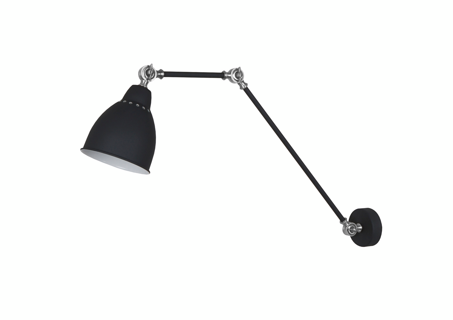 Seinävalaisin Airam Sansa E27 musta/hopea