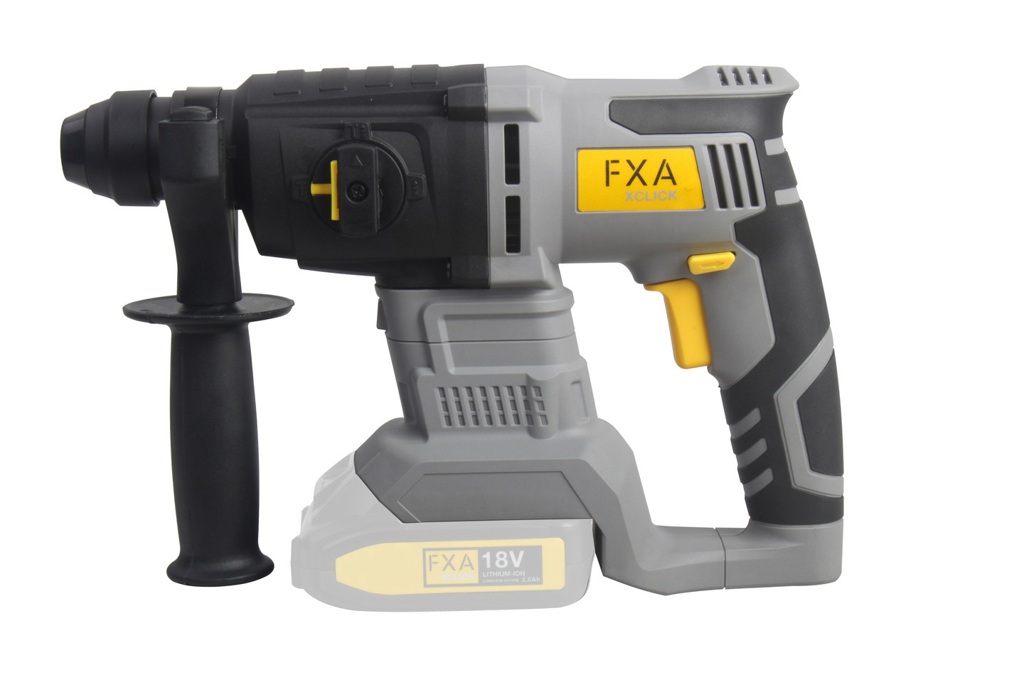 Akkuporavasara FXA 18V XCLICK runkoversio ilman akkua