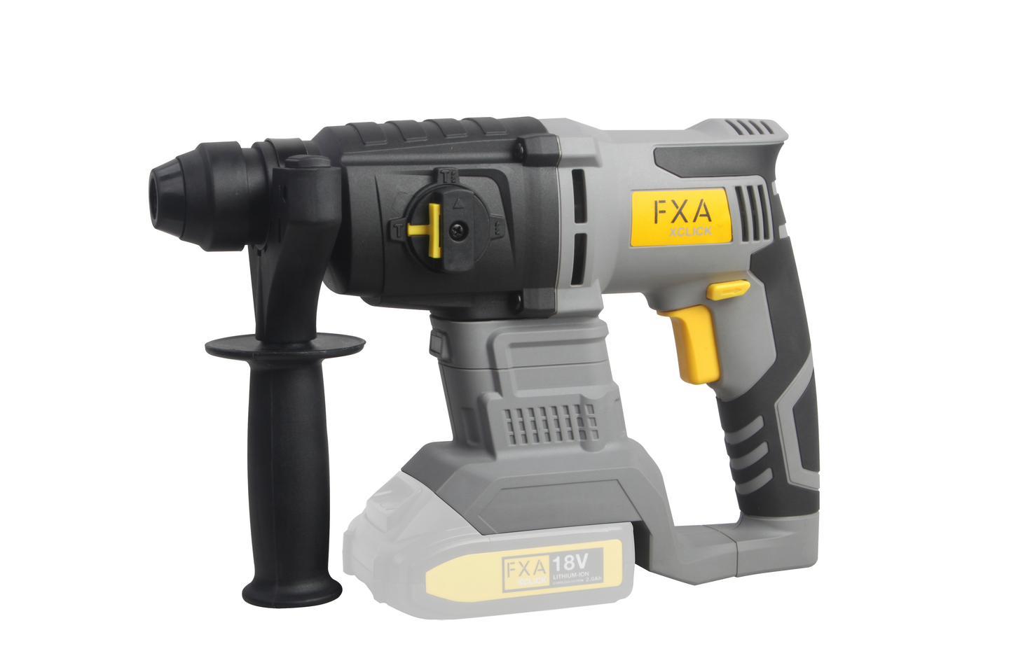 Akkuporavasara FXA 18V XCLICK runkoversio ilman akkua