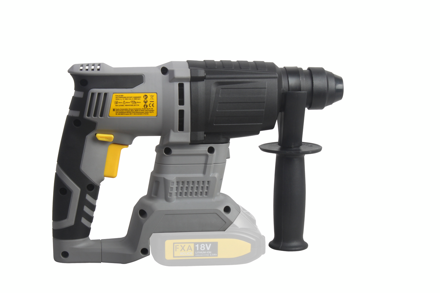 Akkuporavasara FXA 18V XCLICK runkoversio ilman akkua