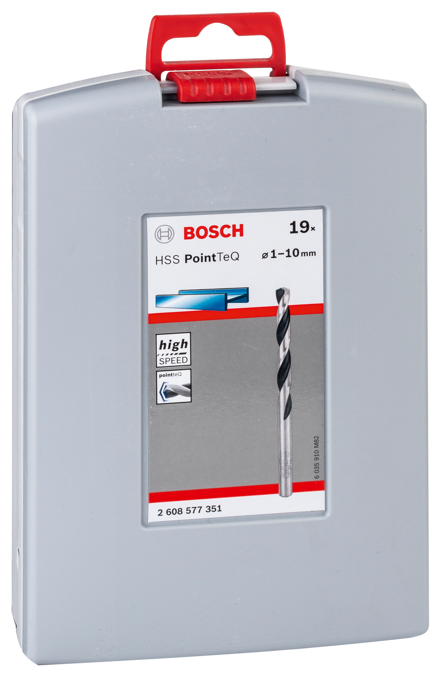 Metalliporanteräsarja Bosch 19-os. 1-10mm HSS-R Pointtec