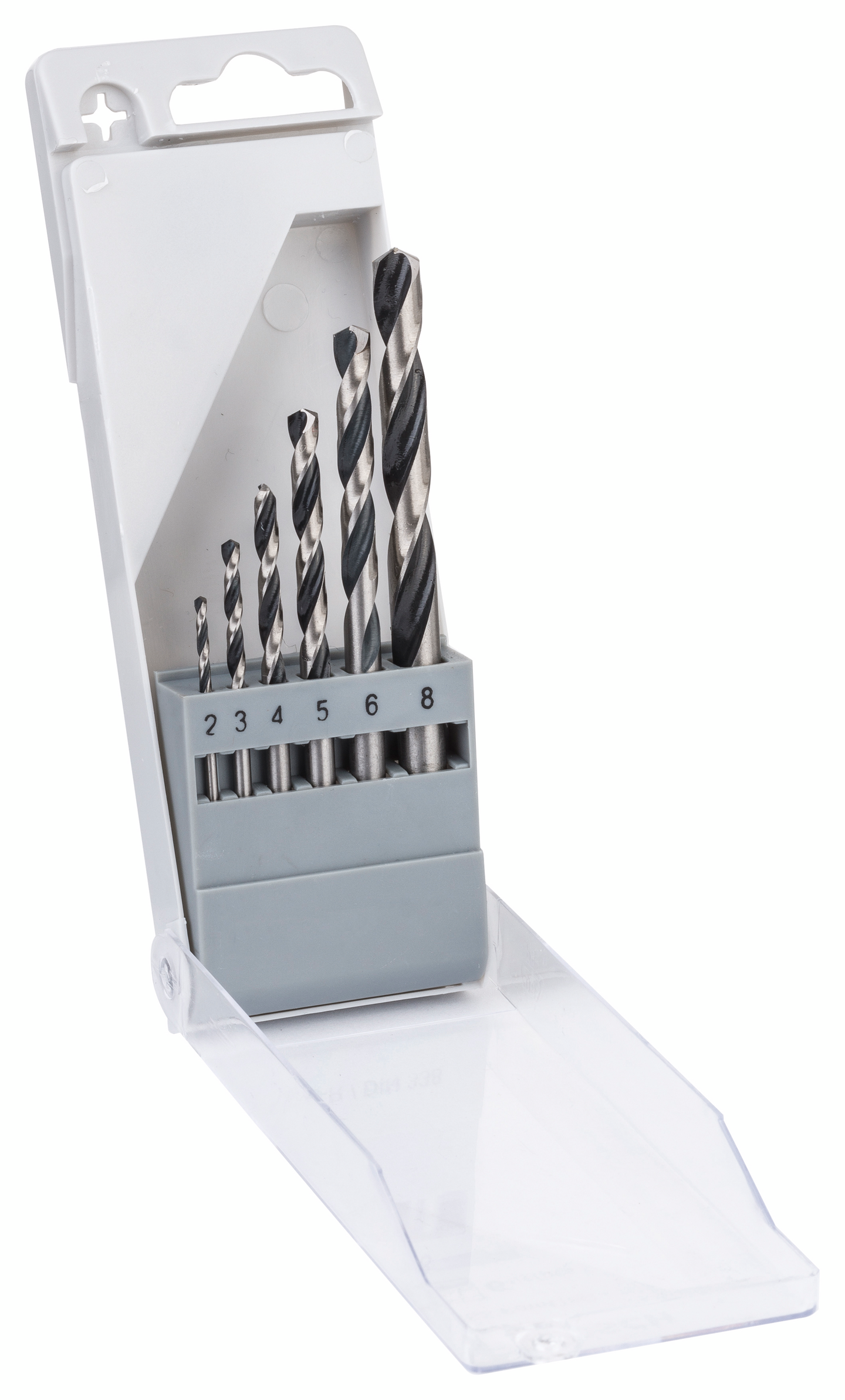 Metalliporanteräsarja Bosch 6-os. 2-8mm HSS-R Pointtec