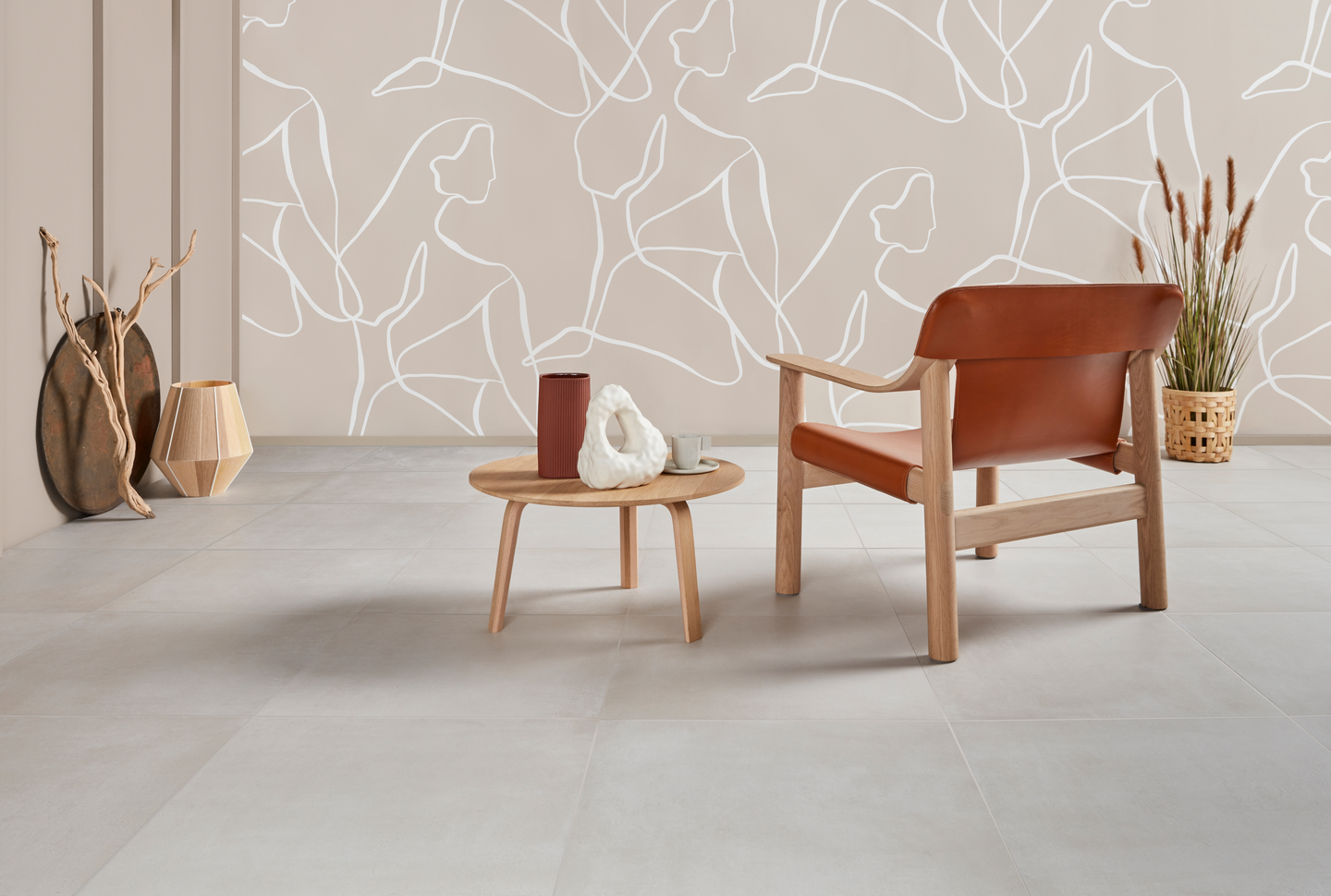 Lattialaatta Cello Appeal 60x60 hiekka RT 1,08m²