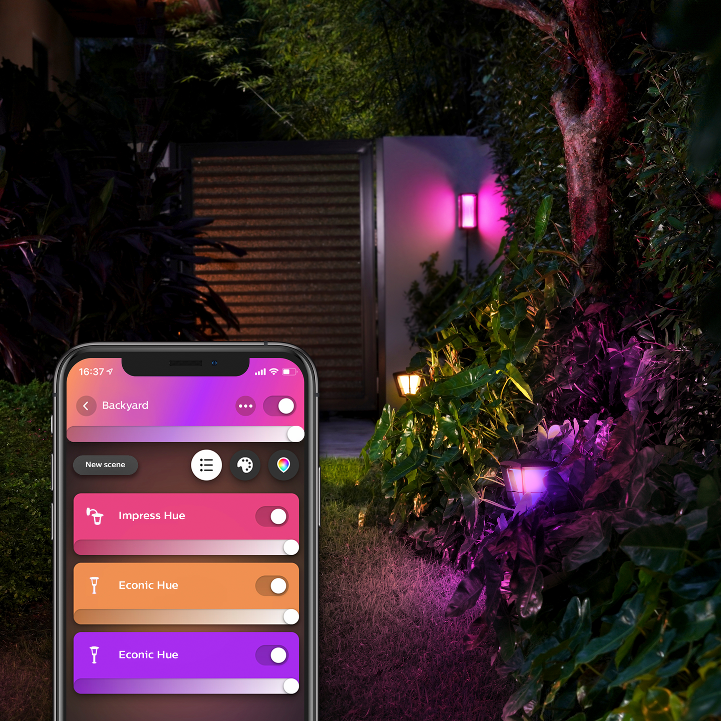 PHILIPS HUE VÄGGLAMPA IMPRESS