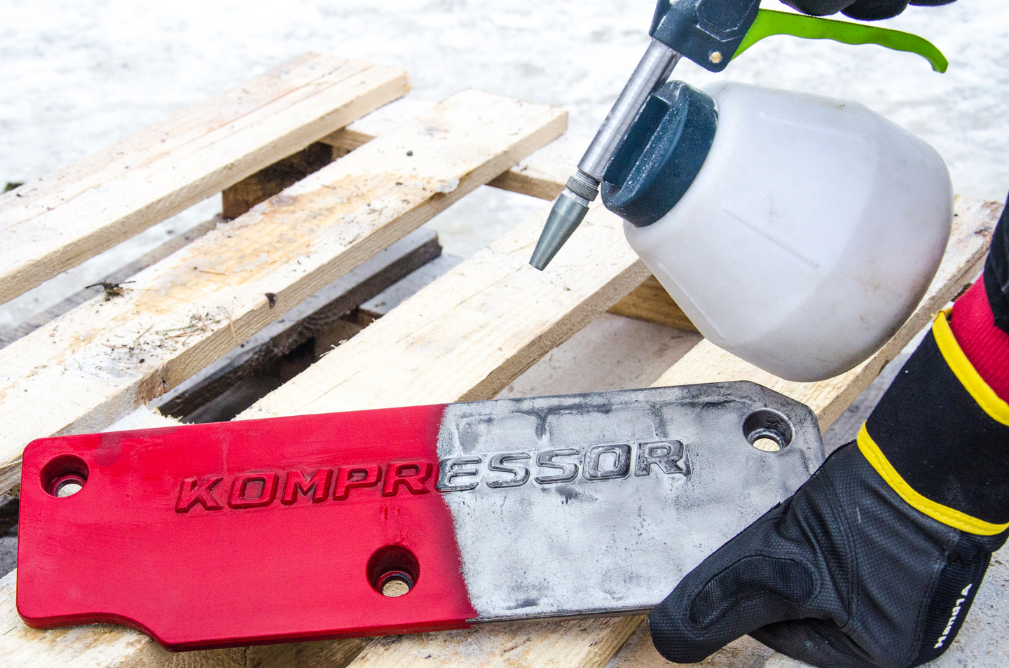 Soodapuhalluspistooli NB Hobby