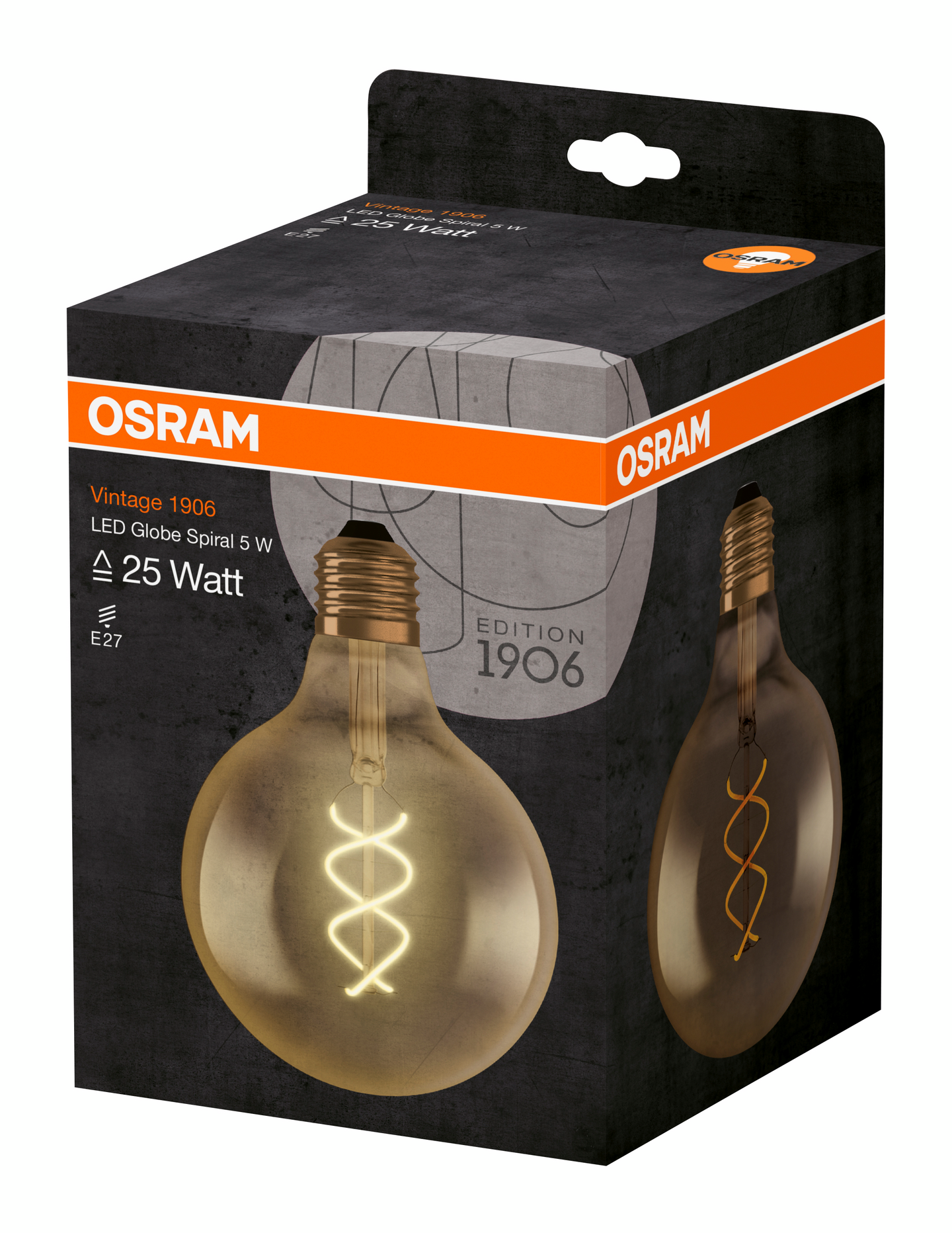 LED OSRAM GLOB GULD 5W/820 E27