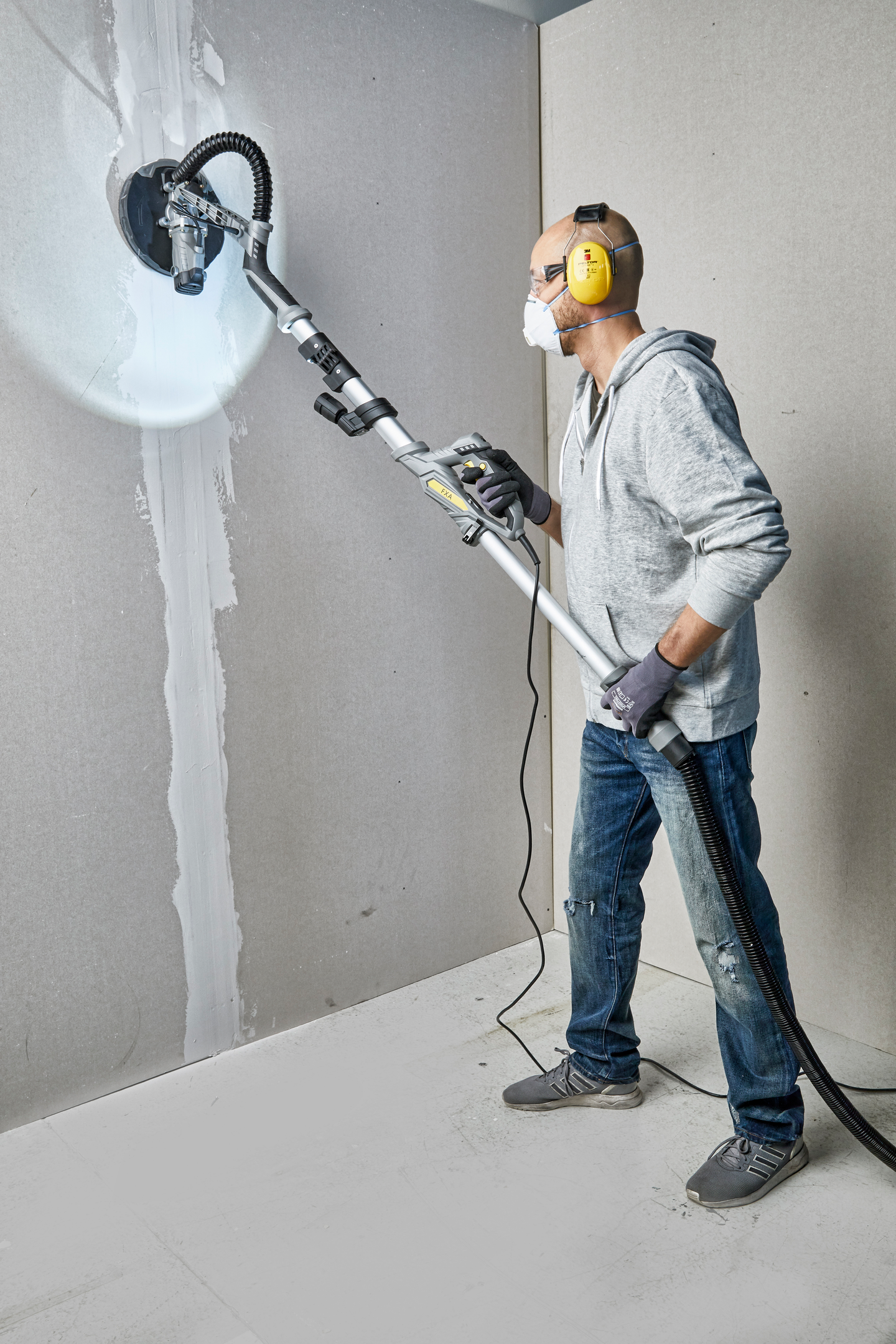 Varsihiomakone FXA 750W teleskooppivarrella