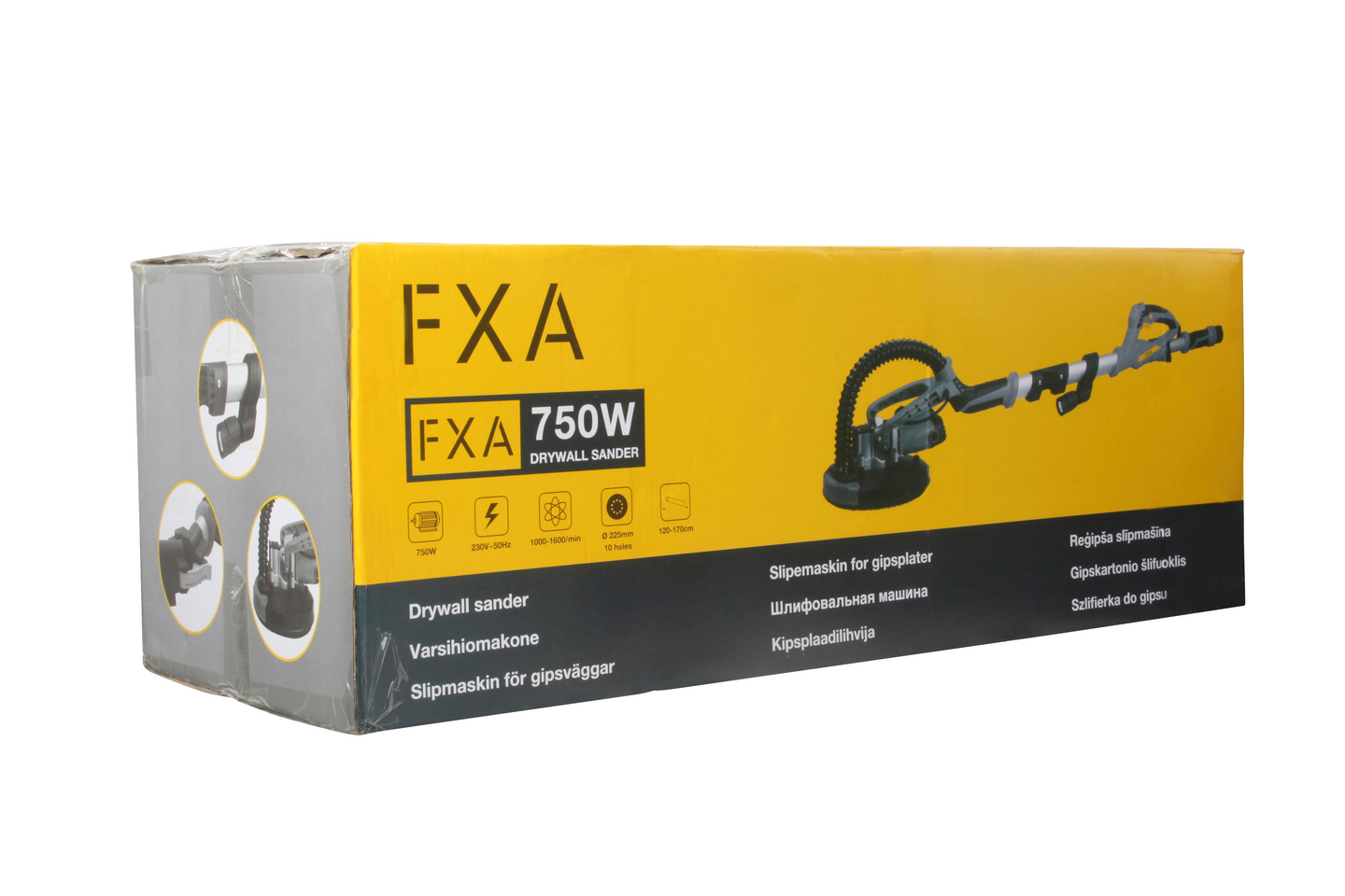 Varsihiomakone FXA 750W teleskooppivarrella