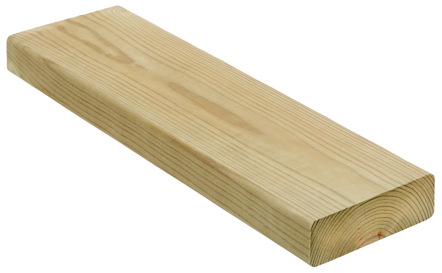 Terassilauta kestopuu sileä AB-luokka vihreä 28x95x3900mm