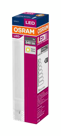 Led-loistelamppu Osram Dulux D led 640lm 830 G24D2