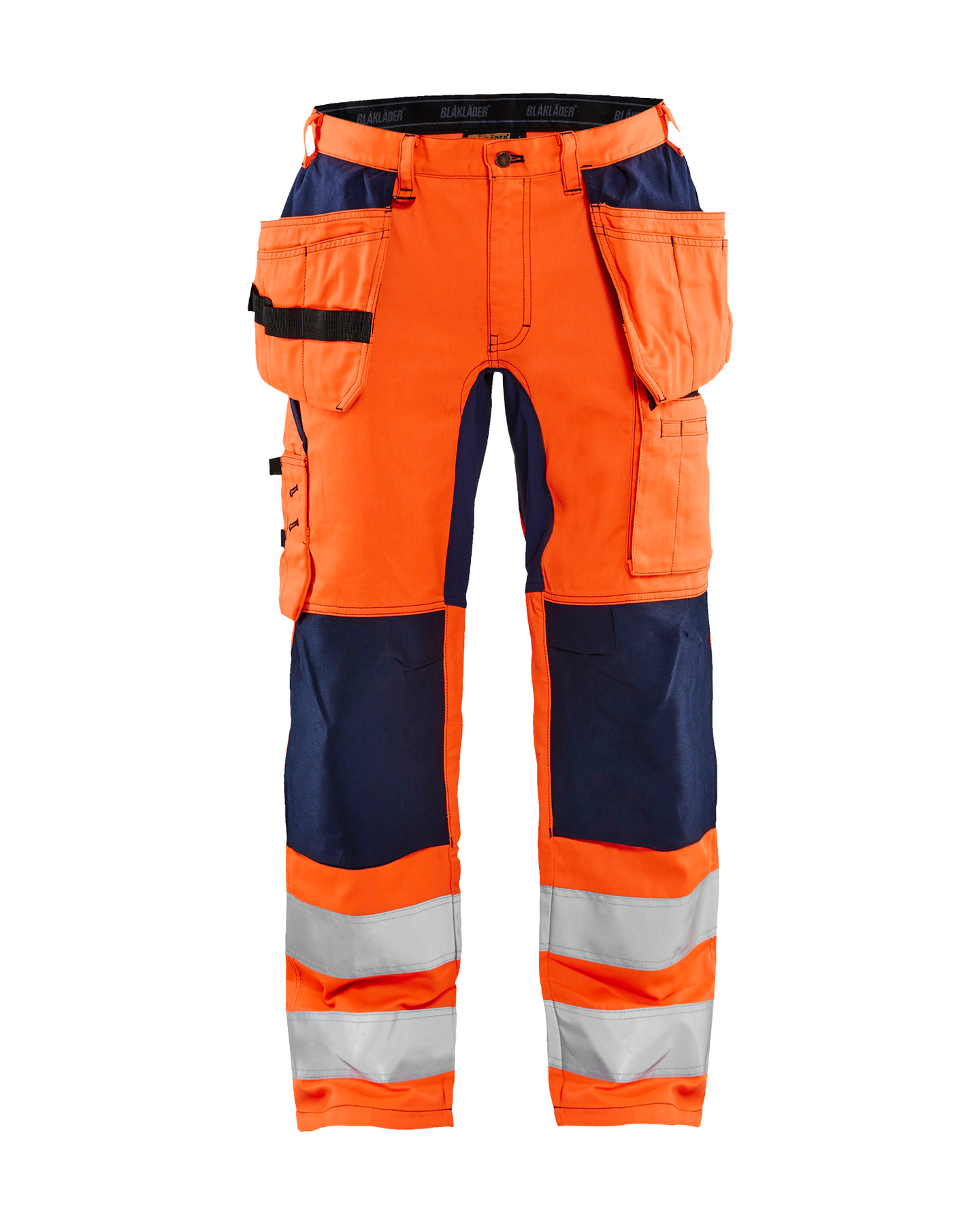 Riipputaskuhousut Blåkläder 155218115389 oranssi/tummansininen