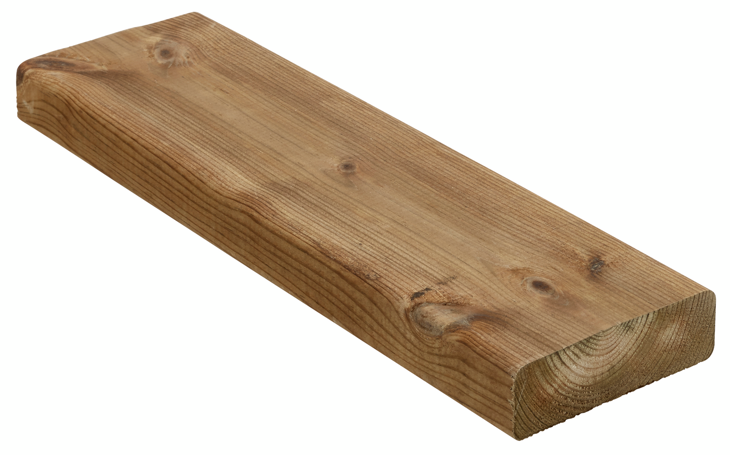 Terassilauta kestopuu sileä AB-luokka ruskea 28x95x5700mm