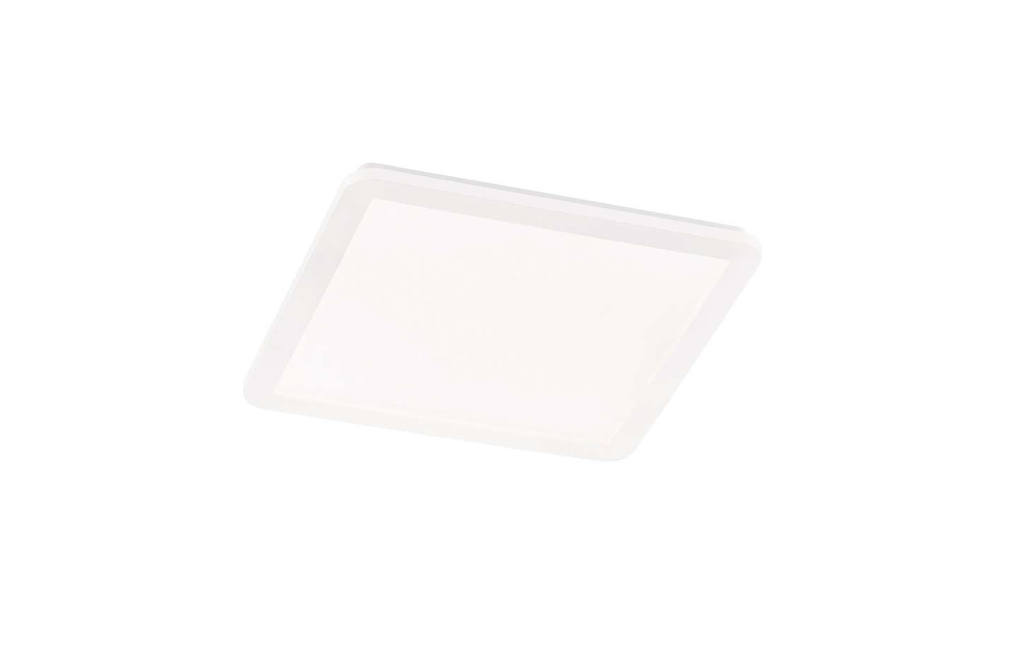 Plafondi TRIO Camillus led 40x40cm IP44 valkoinen